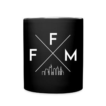 Francfort et l’horizon - Mug uni - noir - Devant