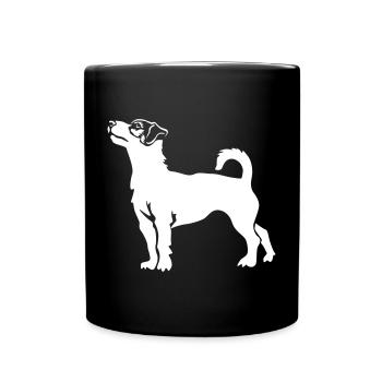 Jack Russell Terrier "Black Edition" - Full Colour Mug - black - Front