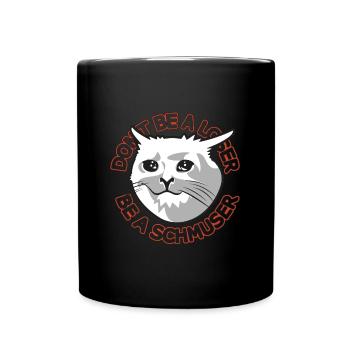 Schmuserkadser Club - Tasse einfarbig - Schwarz - Vorne