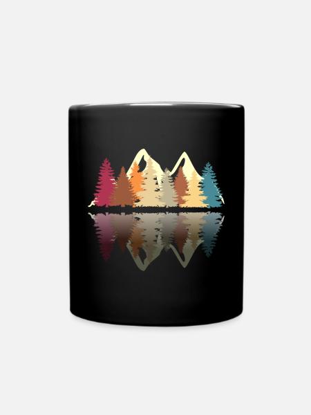 Wald am See T-shirt in retro look - Full Colour Mug - black