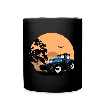 Tracteur - Tracteur - Agriculteur - Agriculteur - Mug uni - noir - Devant