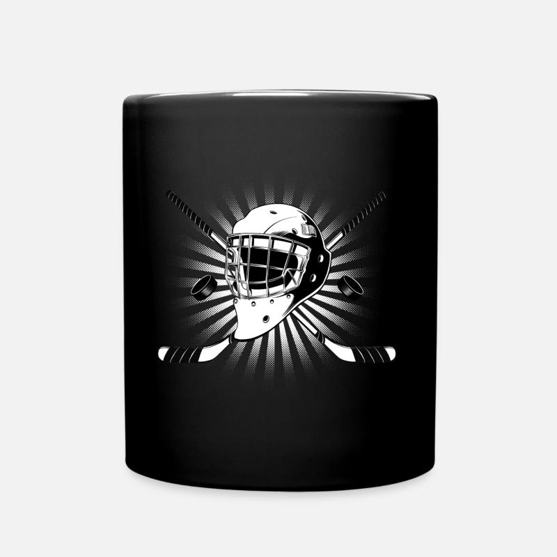 Ice Hockey Logo - Full Colour Mug - black