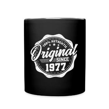 1977 Vintage Vintage Rétro Cadeau d’anniversaire - Mug uni - noir - Devant