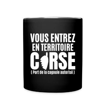 Corse, Corse humour, fierté Corse - Mug uni - noir - Devant