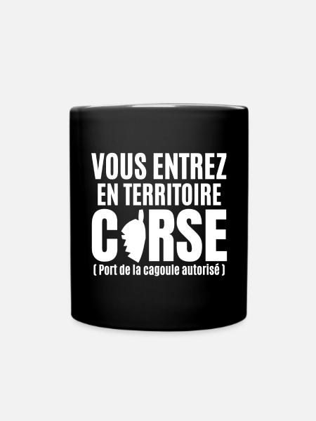 Corse, Corse humour, fierté Corse - Mug uni - noir