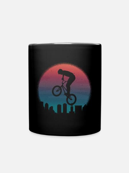 BMX Vélo Rétro Motif Freestyle BMX Enfants Garçon - Mug uni - noir