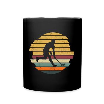 Floorball Player Floorball Floorball Player - Full Colour Mug - black - Front