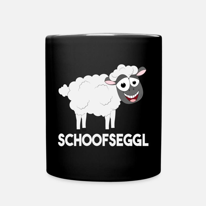 Schwäbisch Schoofseggl - Tasse einfarbig - Schwarz