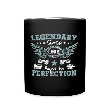 Légendaire depuis 1962 cadeau de 60e anniversaire - Mug uni - noir - Devant