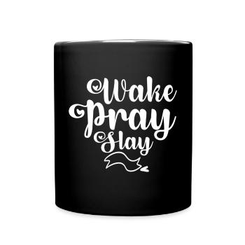 Mama Muttertag Geschenkidee Schwanger - Tasse einfarbig - Schwarz - Vorne