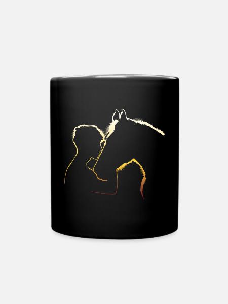 Horse Lover For Men - Full Colour Mug - black