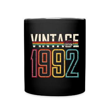 Vintage 1992 Limited Edition - Full Colour Mug - black - Front