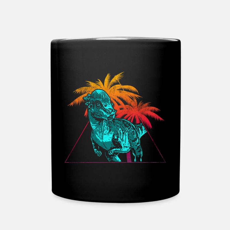 Pachycephalosaurus Dinosaurier - Tasse einfarbig - Schwarz