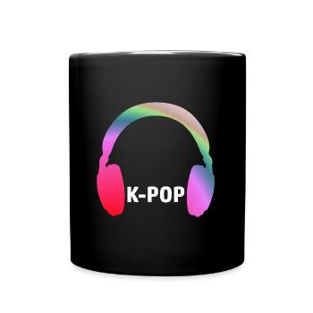 Kpop Merch Koreanische Popmusik K-Pop Style - Tasse einfarbig - Schwarz - Vorne