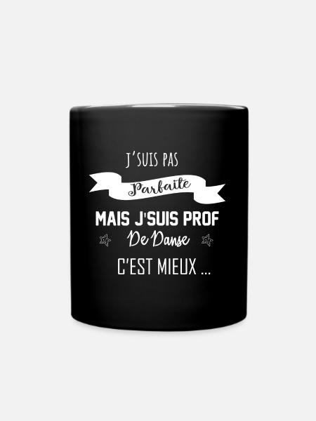 PAS PARFAITE DANSE BLANC - Mug uni - noir