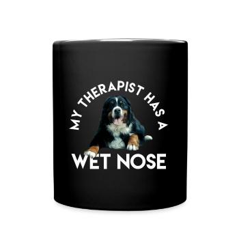 Bernese Mountain Dog - Full Colour Mug - black - Front