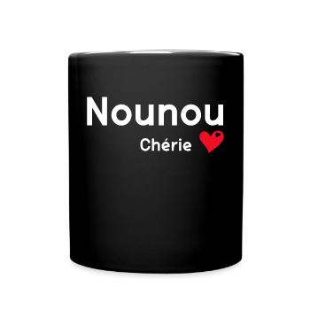 Nounou Cadeau Femme Tatie Bébé - Mug uni - noir - Devant