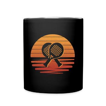 Padel Tennis Padel Player Retro Padel Tennis - Mug uni - noir - Devant