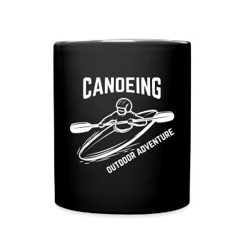 canoë, kayak, rafting - Mug uni - noir - Devant