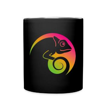 CHAMÄLION - Mug uni - noir - Devant