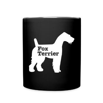 Fox Terrier - Full Colour Mug - black - Front