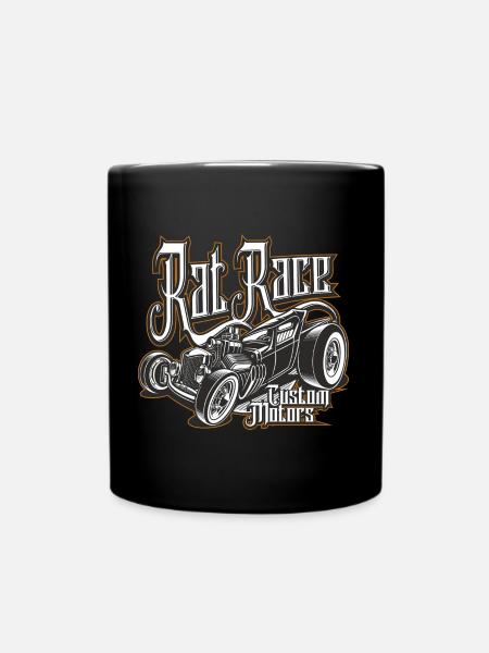 Rat Race - Hot Rod Style - Mug uni - noir