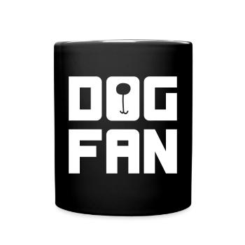 Dog Fan Hunde Tierliebe Hundebesitzer Hobby Tiere - Tasse einfarbig - Schwarz - Vorne