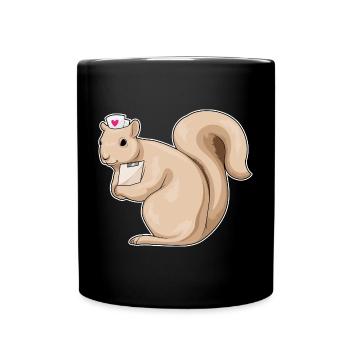 Cœur d’écureuil nourrice - Mug uni - noir - Devant