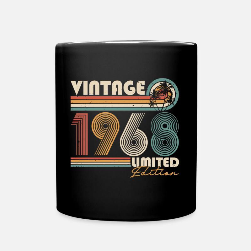 Vintage 1968 vintage retro cadeau d’anniversaire - Mug uni - noir