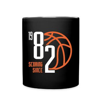 41st birthday basketball 41 years born 1982 - Full Colour Mug - black - Front