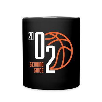 21e anniversaire Basketball 21 Années Né(e) 2002 - Mug uni - noir - Devant