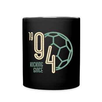 29. Geburtstag Fußballer 29 Jahre Jahrgang 1994 - Tasse einfarbig - Schwarz - Vorne