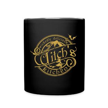 cuisine des sorcières - Mug uni - noir - Devant