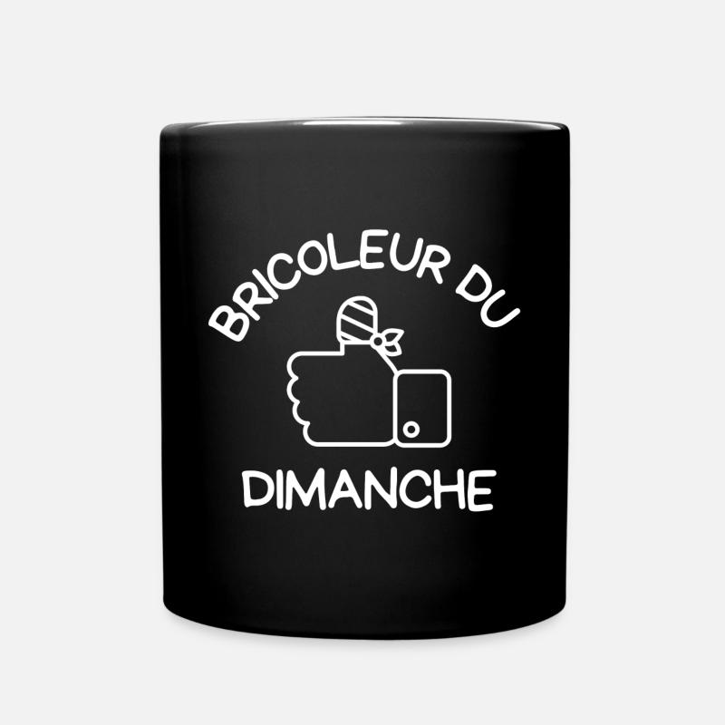 bricolage, bricoleur, bricoler - Mug uni - noir