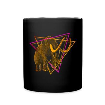 Mammut - Tasse einfarbig - Schwarz - Vorne