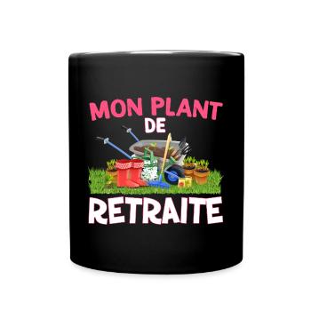 Femme Retraite Jardin Cadeau Maman Mamie - Mug uni - noir - Devant