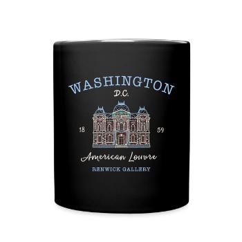 Washington D.C., USA, Bauwerk Renwick Gallery - Mug uni - noir - Devant