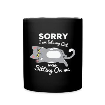pas du matin, être en retard, rater le réveil - Mug uni - noir - Devant