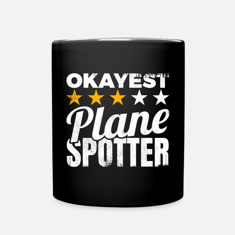 Durchschnittlicher Planespotter - Tasse einfarbig - Schwarz