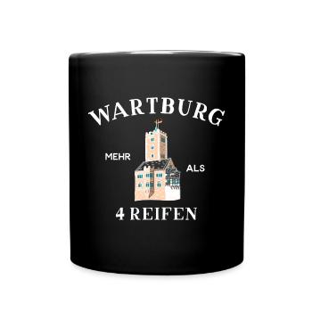 Wartburg, Mehr als Reifen, Eisenach, Allemagne - Mug uni - noir - Devant