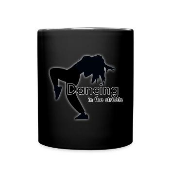 Dancing in the Streets - Full Colour Mug - black - Front