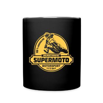 Supermotard - Mug uni - noir - Devant