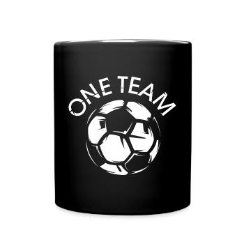 one team ball used look symbol dreckig icon club - Tasse einfarbig - Schwarz - Vorne