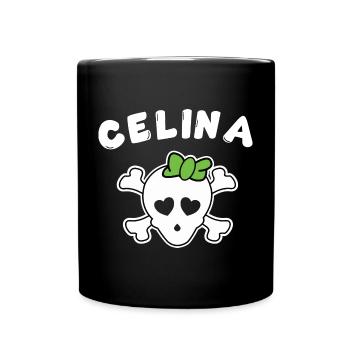 Pirate Celina Design pour Filles et Femmes - Mug uni - noir - Devant