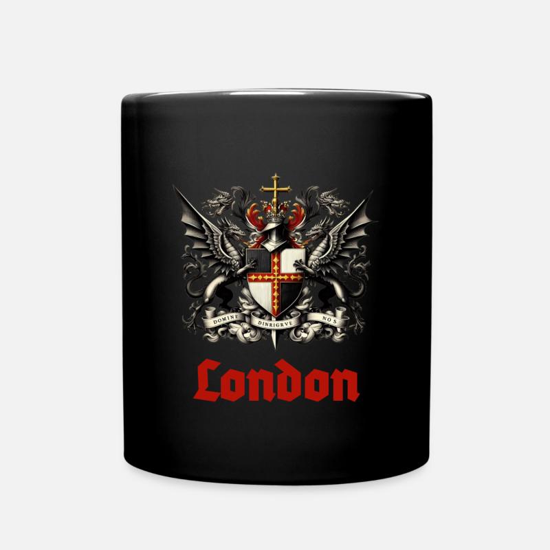 London - Tasse einfarbig - Schwarz