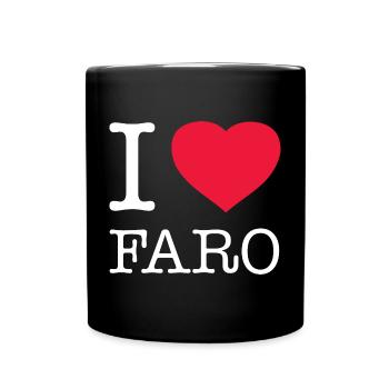 I LOVE FARO - Full Colour Mug - black - Front