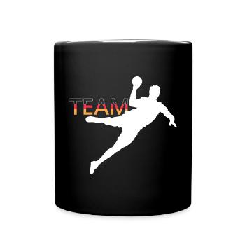 Club de logo de l’équipe d’Allemagne de handball de l’EC - Mug uni - noir - Devant