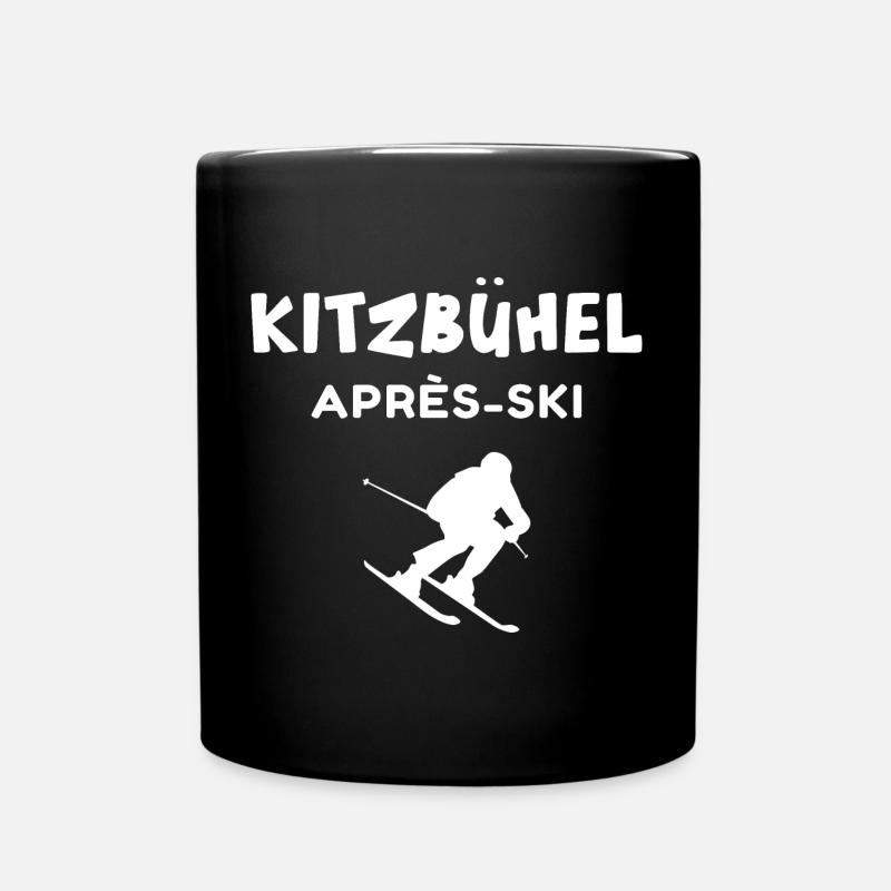Skifahren Ski Kitzbühel - Tasse einfarbig - Schwarz