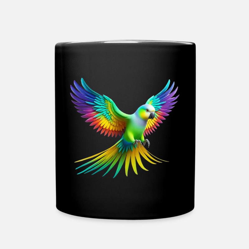 Perruche arc-en-ciel (02) - Mug uni - noir