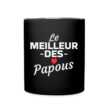 Grafikdesign: Das Beste der Papua - Tasse einfarbig - Schwarz - Vorne
